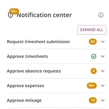 notification center