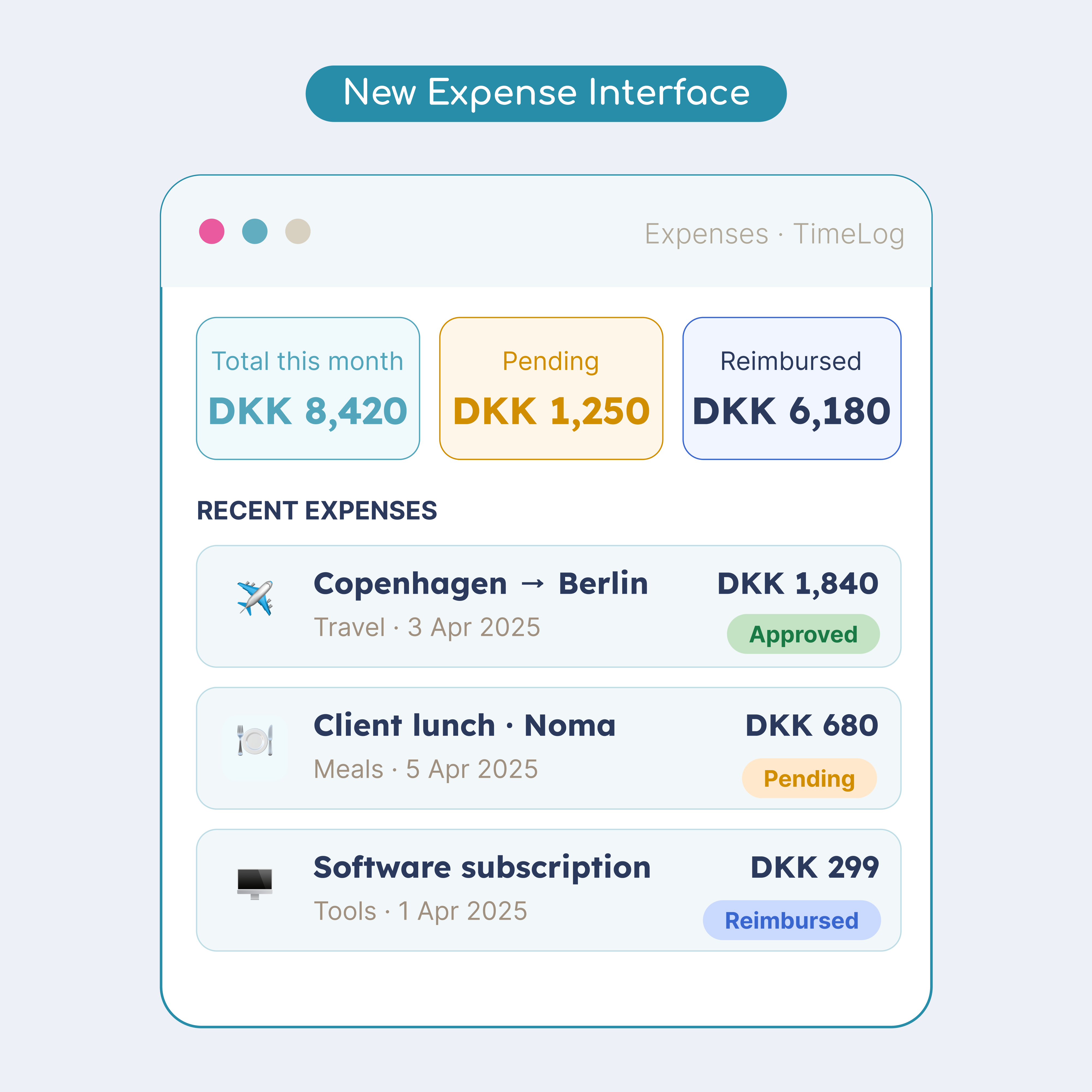 The New Expense Interface