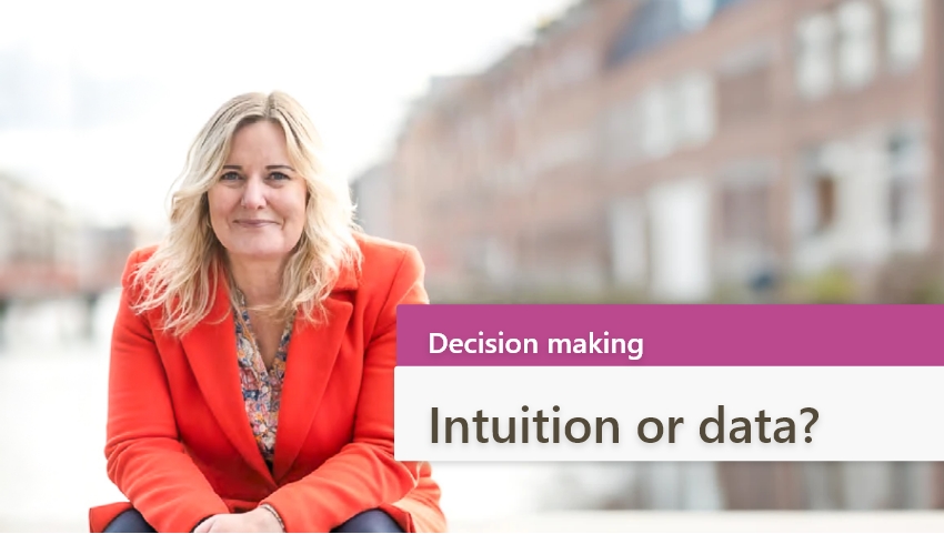 Hvordan bruger du intuition og data til at træffe beslutninger
