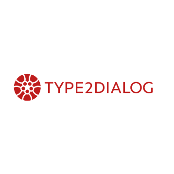 Type2Dialog logo - square white